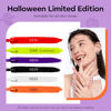 Picture of modelones Halloween Gel Nail Polish Set 6 Colors Hocus Pocus Collection Glow in the Dark Neon Green Orange Purple Red Black Gel Polish Set Fall Soak Off LED Nail Art Gel Kit Gift with Nail Stikers