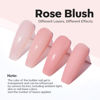 Picture of modelones Builder Nail Gel, 8-in-One Neutral Nude Pink Gel Builder for Nail Thickening Apex Building, Rose Blush Pink Rubber Base Gel Polish LED Nail Lamp Cured Hard Gel Nail Strengthener Extend Gel