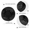 Picture of Sun Hats for Men Women Bucket Hat UPF 50+ Boonie Hat Foldable UV Protection Hiking Beach Fishing Summer Safari(1pack-Black)