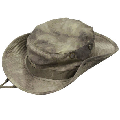 Picture of Sun Hats for Men Women Bucket Hat UPF 50+ Boonie Hat Foldable UV Protection Hiking Beach Fishing Summer Safari(1pack-Gray Ruin)