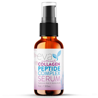 Picture of Collagen Peptide Serum - Anti Aging Collagen Serum for Face, Skin Brightening, Reduces Fine Lines & Wrinkles (1 oz)