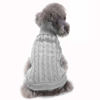 Picture of Dog Sweater, Warm Pet Sweater, Dog Sweaters for Small Dogs Medium Dogs Large Dogs, Cute Knitted Classic Cat Sweater Dog Clothes Coat for Girls Boys Dog Puppy Cat (XX-Small, Grey)