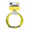 Picture of BV Dog Tie Out Cable 15 Feet- Dog Leads for Yard Light Weight- Up to 35 Pounds | Tie Out Cable for Dogs, Reflective Dog Lead, Dog Cable 15ft | Rust Free Dog Chain Outdoor | Dog Chain for Yard(Yellow)