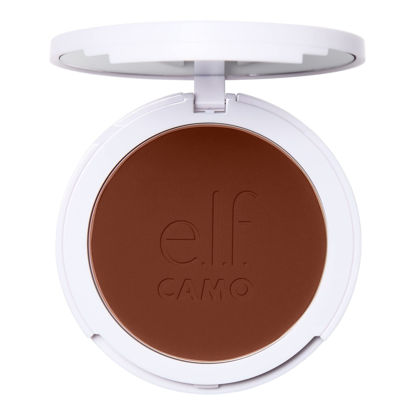 Picture of e.l.f. Camo Powder Foundation, Lightweight, Primer-Infused Buildable & Long-Lasting Medium-to-Full Coverage Foundation, Deep 560 C