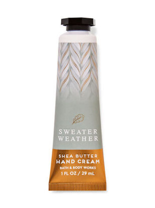 Picture of Bath & Body Works Sweater Weather Shea Butter Travel Size Hand Cream 1oz (Sweater Weather)