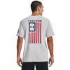 Picture of Under Armour Men's Standard New Freedom Flag T-Shirt, (014) Halo Gray/Red/Academy, X-Small