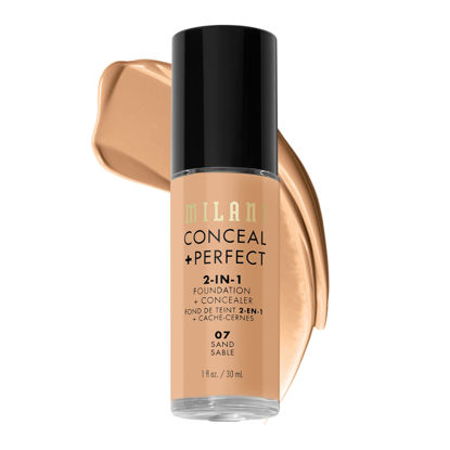 Picture of Milani Conceal + Perfect Liquid Foundation in Sand, 1 Fl. Oz.