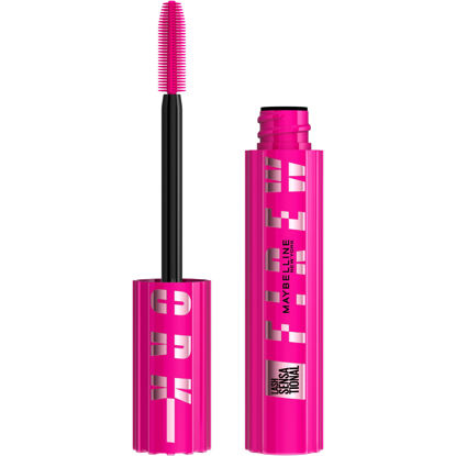 Picture of Maybelline Lash Sensational Firework Washable Mascara, Lengthening & Volumizing Mascara for up to 24HR wear, Blackest Black, 1 Count