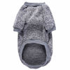 Picture of CHBORLESS Pet Dog Classic Knitwear Sweater Warm Winter Puppy Pet Coat Soft Sweater Clothing for Small Dogs (XS, Grey)