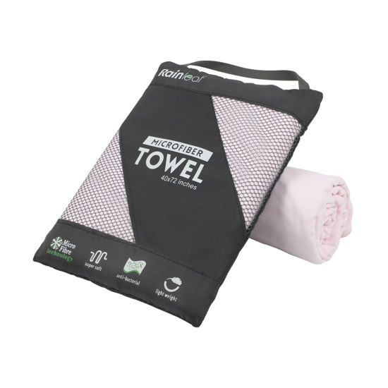 Picture of Rainleaf Microfiber Towel Perfect Travel & Sports &Camping Towel.Fast Drying - Super Absorbent - Ultra Compact.Suitable for Backpacking,Gym,Beach,Swimming,Yoga