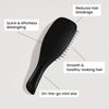 Picture of Tangle Teezer Ultimate Detangler Hairbrush, Eliminates Knots & Reduces Breakage, Mini Hair Brush for Travel, Small Hands & All Hair Types, Black