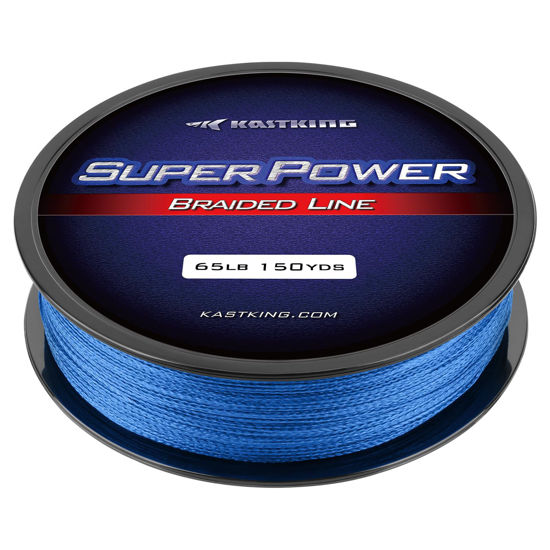 Picture of KastKing Superpower Braided Fishing Line, Ocean Blue, 15LB, 150 Yds