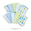 Picture of Spasilk Washcloth Wipes Set For Newborn Boys And Girls, Soft Terry Washcloth Set-Pack Of 20, Blue Dot