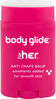 Picture of Body Glide For Her Anti Chafe Balm | Chafing stick with added emollients | Great for dry, sensitive skin and/or sensitive areas | Use on chest, bra, butt, groin, arm, and thigh chafing | 1.5oz