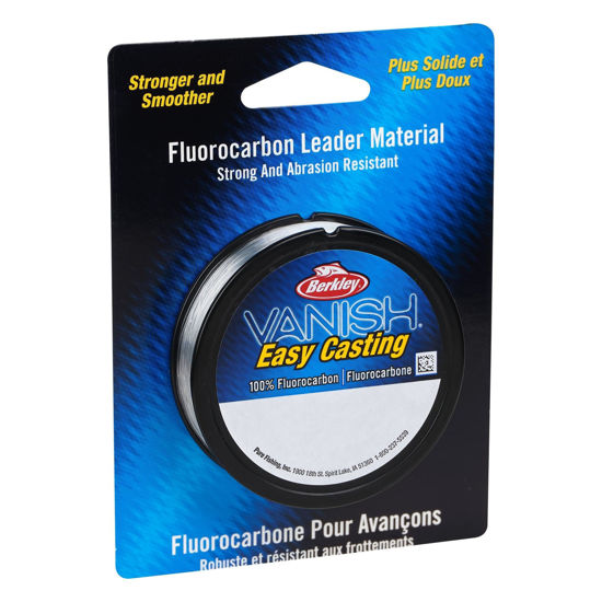 Picture of Berkley Vanish® Leader Material, Clear, 4lb | 1.8kg, 50yd | 45m Fluorocarbon Fishing Line, Suitable for Freshwater Environments