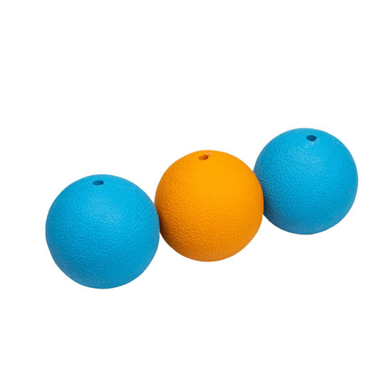 Picture of Amazon Basics Squeaker Toy Dog Balls, 2.5-Inch, 3-Pack