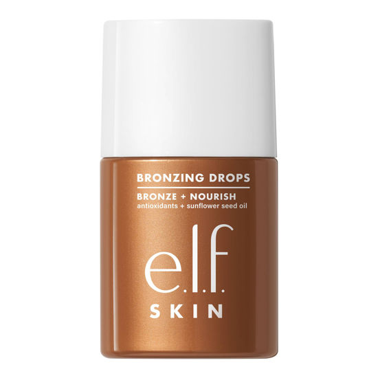 Picture of e.l.f. SKIN Bronzing Drops, Liquid Bronzer For Face & Skin, Creates A Sun-Kissed Glow, Infused With Vitamin E, Vegan & Cruelty-Free, Copper Gold