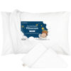 Picture of KeaBabies Toddler Pillowcase for 14X20 Pillow - Organic Jumbo Toddler Pillow Case for Boy, Kids - 100% Natural Cotton Pillowcase for Miniature Sleepy Pillows - Pillow Sold Separately (Soft White)