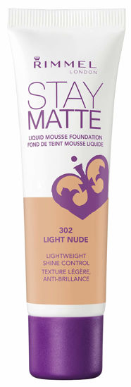 Picture of Rimmel Stay Matte Foundation, Light Nude, 1 Fluid Ounce