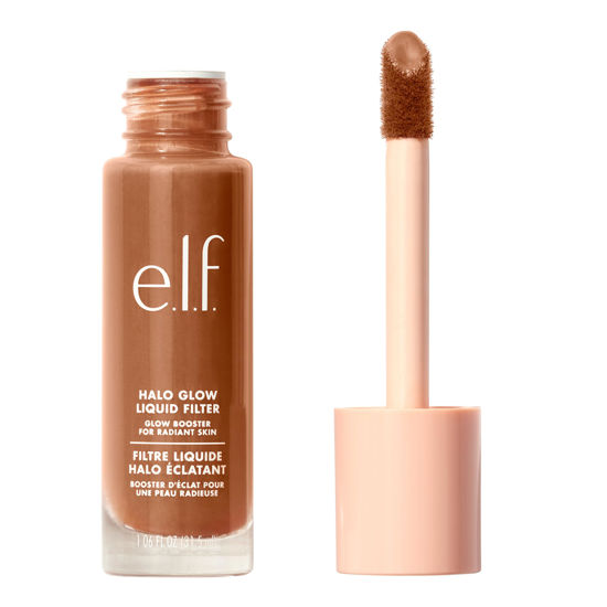 Picture of e.l.f. Halo Glow Liquid Filter, Complexion Booster For A Glowing, Soft-Focus Look, Infused With Hyaluronic Acid, Vegan & Cruelty-Free, 6 Tan/Deep