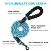 Picture of Rttochfy Dog Leash Heavy Duty - 2/4/5/6/8/10 Foot Rope Leash with Comfortable Padded Handle and Reflective - Puppy Training Leash for Small Medium Large Breed Dogs - (1/2" x6 FT, Blue)