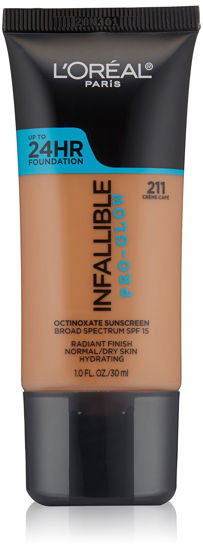 Picture of L'Oréal Paris Infallible Pro-Glow Foundation, Creme Cafe, 1 fl. oz.