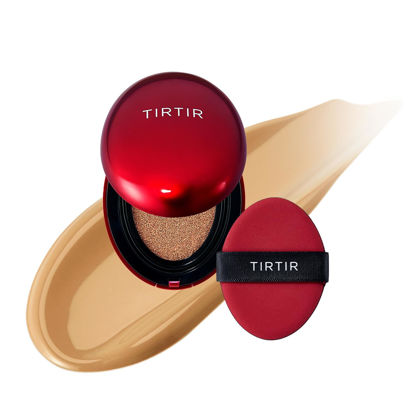 Picture of [*Mini Size*] TIRTIR Mask Fit Red Cushion Foundation | Long-Lasting, Lightweight, Buildable Coverage, Semi-Matte Finish, Korean Cushion Foundation (#29N Natural Beige, 0.15 Fl Oz)