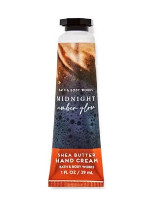 Picture of Bath & Body Works Midnight Amber Glow Shea Butter Travel Size Hand Cream 1oz (Midnight Amber Glow)