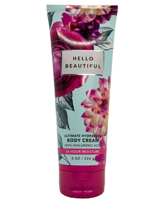 Picture of Bath & Body Works Hello Beautiful Ultra Shea Cream - 8 Fl Oz Moisturizer for All Skin Types