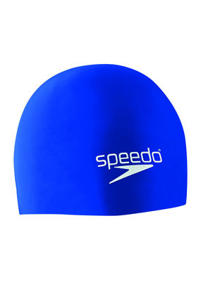 Picture of Speedo Unisex-Adult Swim Cap Silicone Elastomeric, Blue