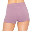 Picture of ALWAYS Women Workout Yoga Shorts - Premium Buttery Soft Solid Stretch Cheerleader Running Dance Volleyball Short Pants Lavender L