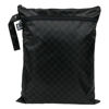 Picture of Bumkins Waterproof Wet Dry Bag for Baby, Travel, Swim Suit, Cloth Diapers, Pump Parts, Pool, Gym Clothes, Toiletry, Hook to Stroller, Pack for Daycare, Zip Bag, Wetdry Packing Pouch, Black Check