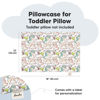 Picture of KeaBabies Toddler Pillowcase for 13X18 Pillow - Organic Toddler Pillow Case for Boy, Kids - 100% Natural Cotton Pillowcase for Miniature Sleepy Pillows - Pillow Sold Separately (Unicorn Dreams)