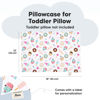 Picture of KeaBabies Toddler Pillowcase for 13X18 Pillow - Organic Toddler Pillow Case for Boy, Kids - 100% Natural Cotton Pillowcase for Miniature Sleepy Pillows - Pillow Sold Separately (Sweet Tooth)