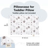 Picture of KeaBabies Toddler Pillowcase for 13X18 Pillow - Organic Toddler Pillow Case for Boy, Kids - 100% Natural Cotton Pillowcase for Miniature Sleepy Pillows - Pillow Sold Separately (KeaSafari)