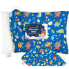 Picture of KeaBabies Toddler Pillowcase for 13X18 Pillow - Organic Toddler Pillow Case for Boy, Kids - 100% Natural Cotton Pillowcase for Miniature Sleepy Pillows - Pillow Sold Separately (DinoWorld)