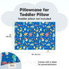 Picture of KeaBabies Toddler Pillowcase for 13X18 Pillow - Organic Toddler Pillow Case for Boy, Kids - 100% Natural Cotton Pillowcase for Miniature Sleepy Pillows - Pillow Sold Separately (DinoWorld)