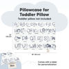 Picture of KeaBabies Toddler Pillowcase for 13X18 Pillow - Organic Toddler Pillow Case for Boy, Kids, 100% Natural Cotton Pillowcase for Miniature Sleepy Pillows, Pillow Sold Separately (Alphamals)