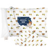 Picture of KeaBabies Toddler Pillowcase for 13X18 Pillow - Organic Toddler Pillow Case for Boy, Kids - 100% Natural Cotton Pillowcase for Miniature Sleepy Pillows - Pillow Sold Separately (Construction)