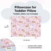 Picture of KeaBabies Toddler Pillowcase for 13X18 Pillow - Organic Toddler Pillow Case for Boy, Kids - 100% Natural Cotton Pillowcase for Miniature Sleepy Pillows - Pillow Sold Separately (Dear Princess)