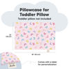 Picture of KeaBabies Toddler Pillowcase for 13X18 Pillow - Organic Toddler Pillow Case for Boy, Kids - 100% Natural Cotton Pillowcase for Miniature Sleepy Pillows - Pillow Sold Separately (Flutter)