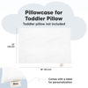 Picture of KeaBabies Toddler Pillowcase for 13X18 Pillow - Organic Toddler Pillow Case for Boy, Kids - 100% Natural Cotton Pillowcase for Miniature Sleepy Pillows - Pillow Sold Separately (Soft White)