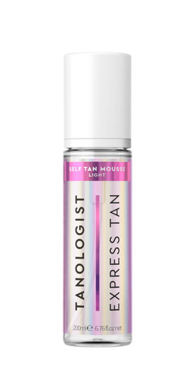 Picture of Tanologist Express Self Tan Mousse, Light - Hydrating Sunless Tanning Foam, Vegan and Cruelty Free - 6.76 Fl Oz