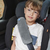 Picture of COOLBEBE Seat Belt Pillow for Kids, Extra Soft Support Travel Pillow for Head Neck and Shoulder in Car, Universal Carseat Strap Cushion Pads for Childs Baby People Adults, Grey