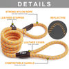 Picture of Fida Durable Slip Lead Dog Leash, 6 FT x 3/8" Heavy Duty Dog Loop Leash, Comfortable Strong Rope Slip Leash for Small Dogs and Puppies, No Pull Pet Training Leash with Highly Reflective (3/8", Orange)