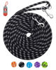 Picture of Long Rope Leash for Dog Training 10FT 16FT 30FT 50FT 100FT, Reflective Threads Check Cord Dog Long Line Leash for Large Medium Small Dogs, Dog Tie-out cable for Playing, Camping, or Backyard