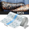 Picture of BFONS 6 Roll Tattoo Aftercare Waterproof Bandages (6" x 1.1 Yard) Tattoo Cover Up Tape, Tattoo Supplies and Equipment Second Skin Protective Clear Sterile and Safe Bandages Roll