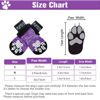 Picture of PUPTECK Anti-Slip Dog Socks with Double Sides Grips for Small Medium Large Dogs Hardwood Floors Prevents Licking, Dog Shoes for Hot Pavement Traction Control Paw Protector for Senior Dogs, Purple S