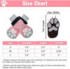 Picture of PUPTECK Anti-Slip Dog Socks with Double Sides Grips for Small Medium Large Dogs Hardwood Floors Prevents Licking, Dog Shoes for Hot Pavement Traction Control Paw Protector for Senior Dogs, Pink M