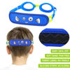 Picture of RUIGAO Swim Goggles 2/3/4/5 Year old, Toddler Goggles No Hair Pull, Goggles Kids 3-6,Blue Swimming Goggles Boys